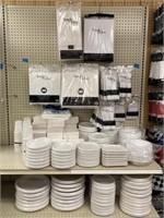 White Party  Supplies, Table Covers, Paper