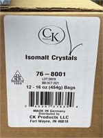 1-12/16oz Packs Per Case Isomalt Crystals