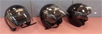 (3) SAFETY HELMETS...SM, MED, LG