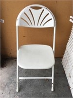 10 Bone White Fancy Chairs Metal With Plastic