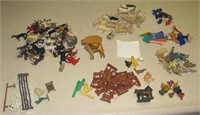 Giant Lot of Rubber, Plastic ,wood people &