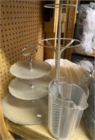 3 Tier Display, Pitcher, Cake Stand