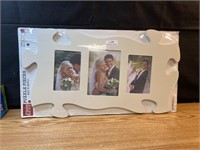 New! Puzzle Pieces Picture Frame