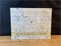 Trust In The Lord- New Sign
