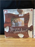 You are My Sunshine New Puzzle Piece Frame