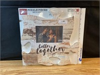 New- Better Together- Puzzle Piece Picture Frame