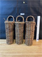 Lot of 3 New Baskets