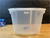 New Small Clear Christmas Tote with Lid