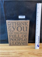 New-  Thank You Sign