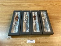 New- Lot of 4 - Decorative Serving Knives