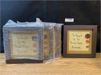 Lot of New To Teach Framed Items