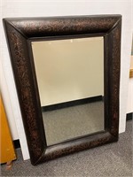 Beautiful Sculpted Metal Framed Mirror 30x40