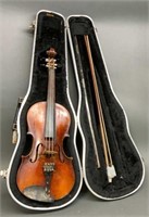 German Violin & Case "Antonius Stradivarius? Copy