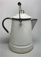 13" Enamelware Coffee Pot