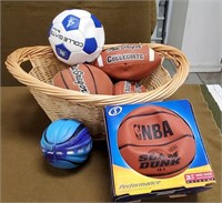 Basket Full of Sport Balls