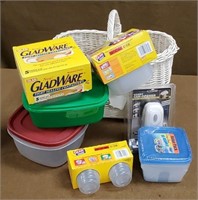 Basket Full of Gladware Containers
