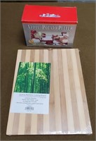 Apple/Potato Peeler & Bamboo Cutting Board