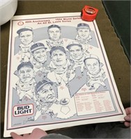 1944 World Series Roster Poster