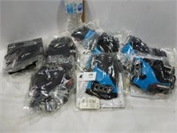 Air Zone Blue & Black Gloves - 7 Medium / 2 Large