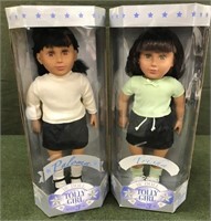 2 - Tolly Girl 18" Dolls