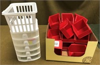 Plastic Parts Caddy & Containers