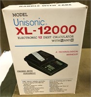 Vintage Uni-Sonic Electronic Digital Calculator