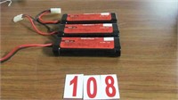 set of 3 RC Batteries
