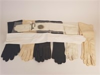 8 pair of long gloves
