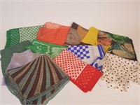 12 vintage scarves