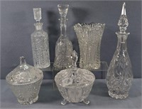 6pc. Crystal incl. 3 Decanters