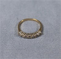 14K Yellow Gold & Diamond Ring, 2.4g TW