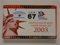 2003 SILVER US Mint Proof Set