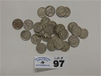 (27) Various Buffalo Nickels