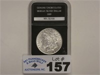 1889 Uncirculated Morgan Silver Dollar