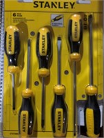 6 PC Stanely screwdriver set