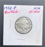 1935-P Buffalo Nickel