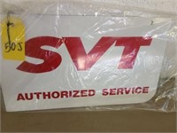 SVT Authorized Service Metal Sign 7 x 12 NIP