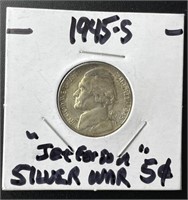 1945-S Jefferson Nickel