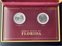 Florida State Coin Set in Display Box