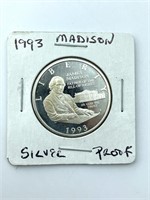 1993 Madison Silver Proof Half Dollar