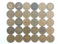 (30) Great Britain Half Pennies