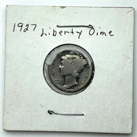 1927 Mercury Dime