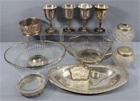 12pc. Assorted Silverplate