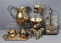 Group of Silverplate incl. Caster Set