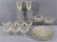 18pc. Fostoria American Glassware