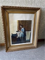 Vermeer Print from Father Paul's Collection