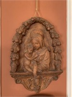 Madonna and Child Ceramic Wall Decor