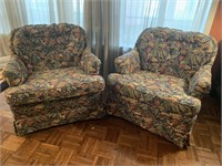 Vintage Pair of 70’s Style Upholstered Chairs