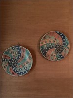 Pair of Asian Oriental Style Plates