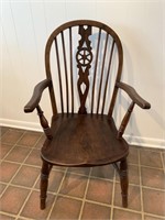 Vintage Windsor Style Chair with pierced splat